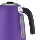 TODO 1.7L Stainless Steel Cordless Kettle Keep Warm Electric Led Water Jug - Purple