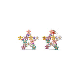 Boxed Butterfly Floral Stud & Star Flower Stud Earrings Set