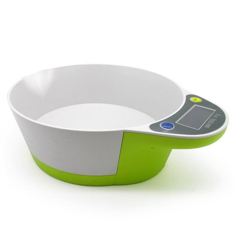 TODO 5Kg Kitchen Scale Bowl Lcd Display 1G Graduation Tray Platter Scale Scale - Green