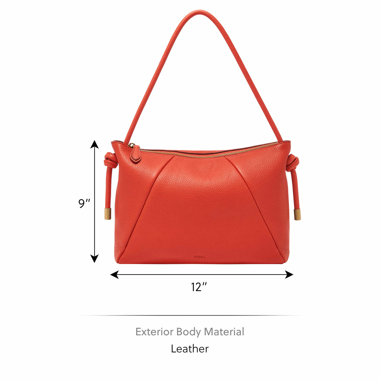 Fossil Willa Red Shoulder Bag