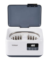 TODO Ultrasonic Cleaner Sonic Wave Jewellery Cleaner Blue LED 600ml Stainless Steel Tank 5 Mode