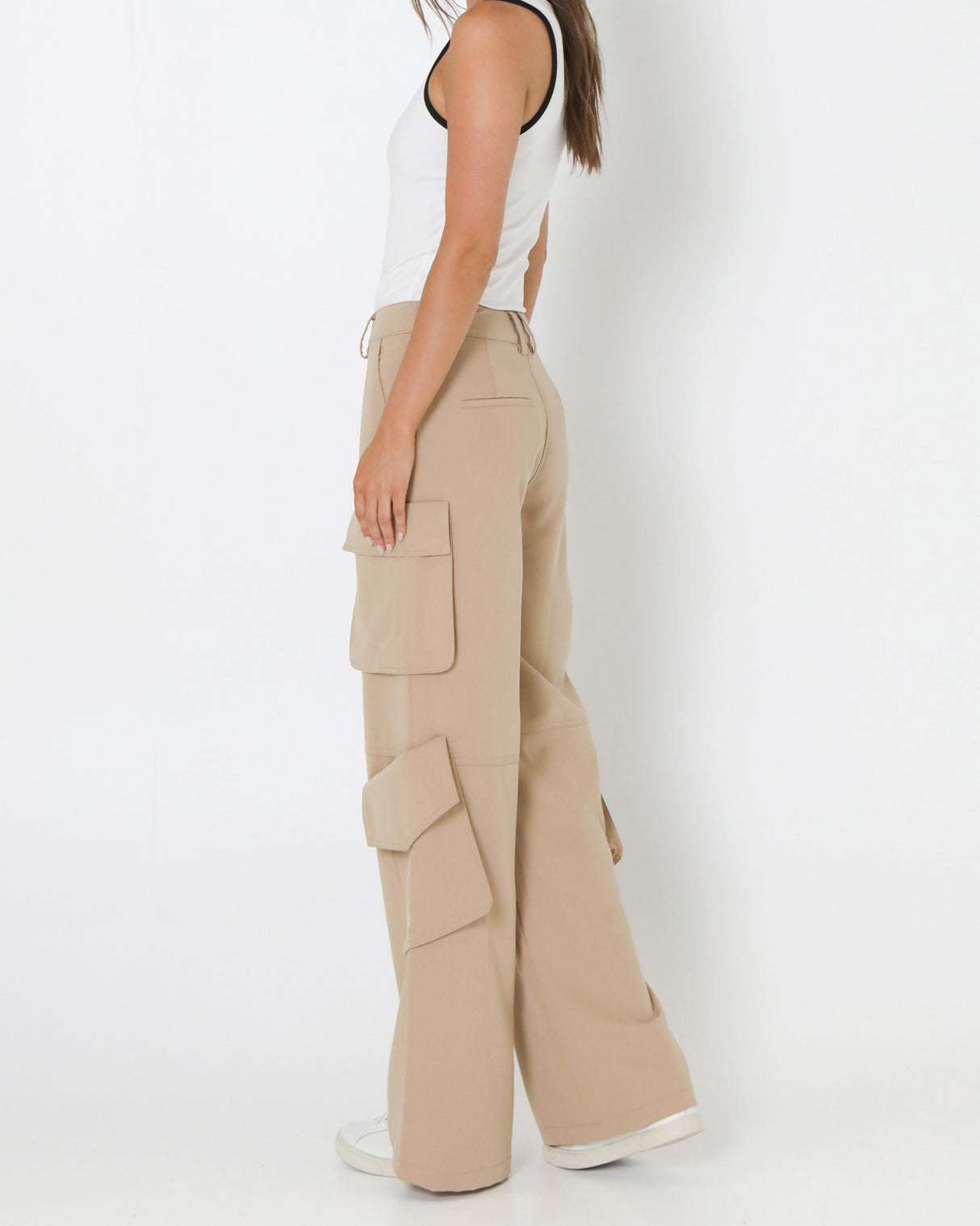 Madison The Label Blane Cargo Pants - Camel