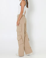 Madison The Label Blane Cargo Pants - Camel