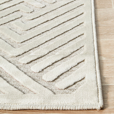 York Cindy Natural White Rug