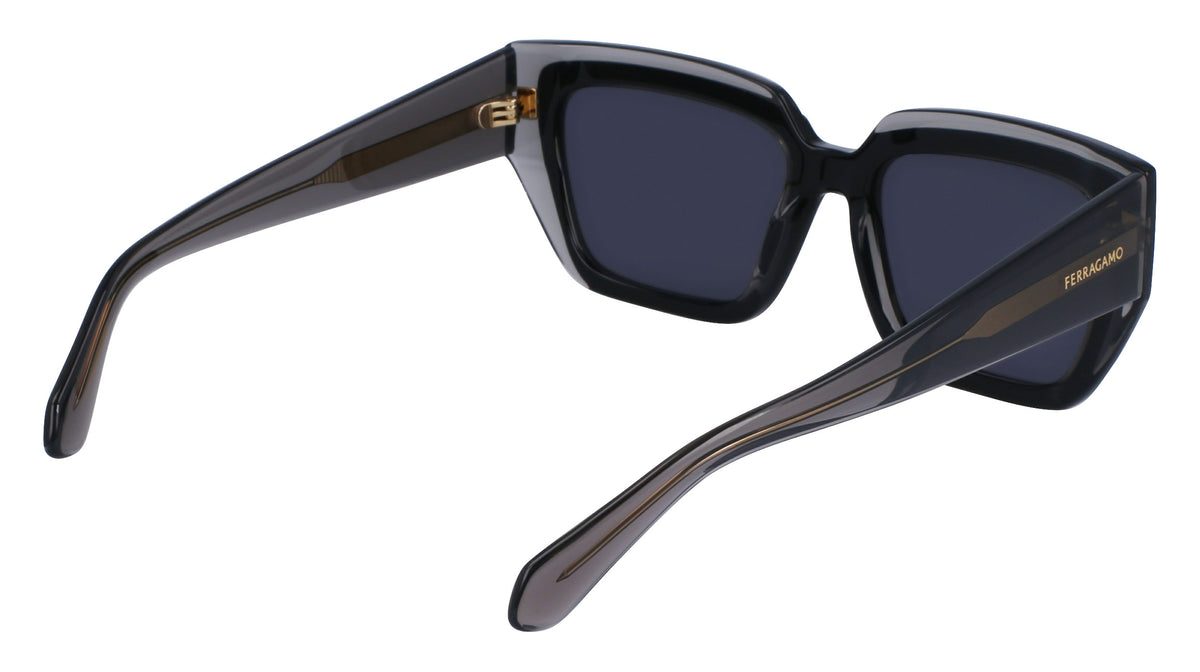 Salvatore Ferragamo SF2002S Womens Sunglasses - Transparent Grey/Black