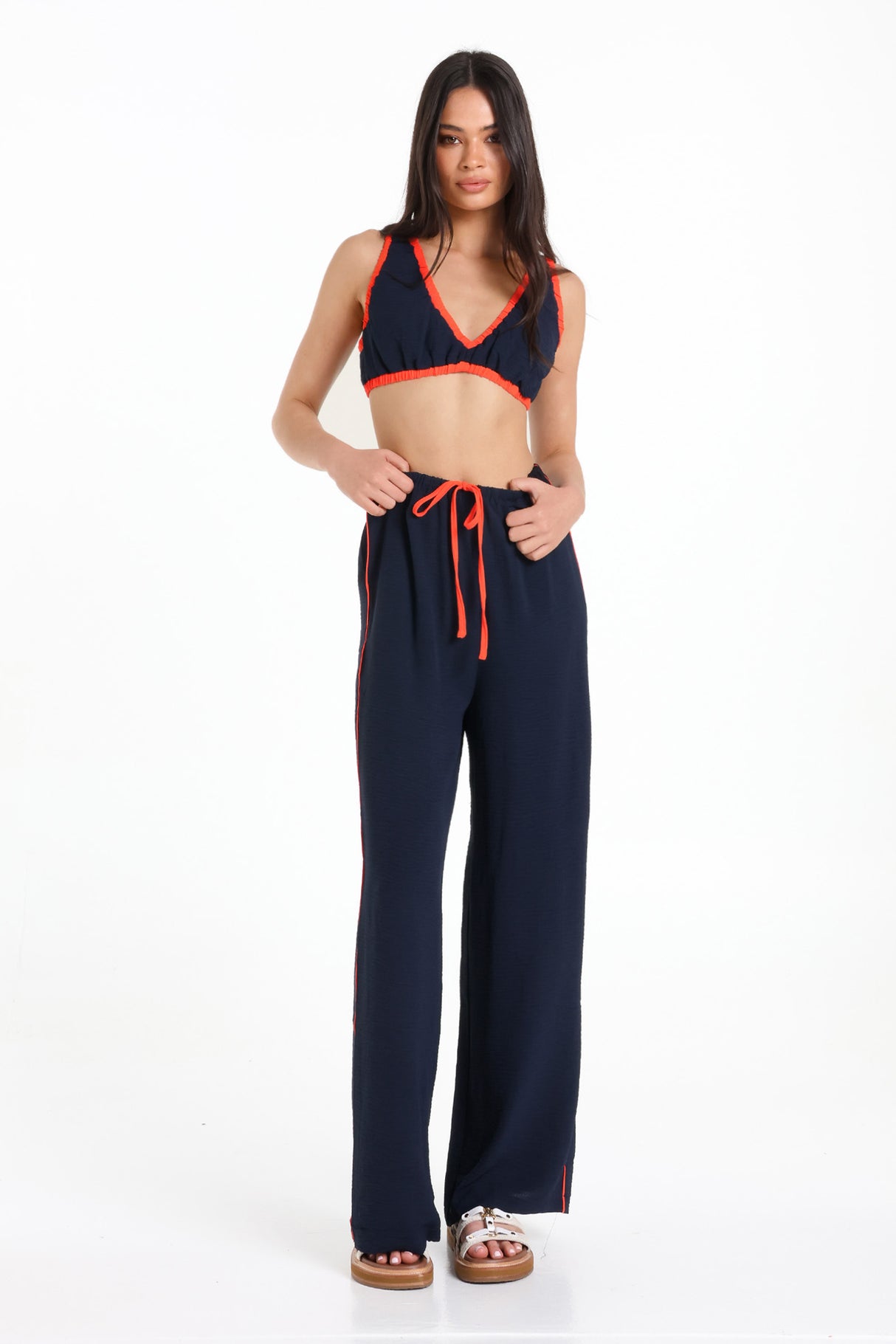 Lost In Lunar Women's Harvi Pants - Navy