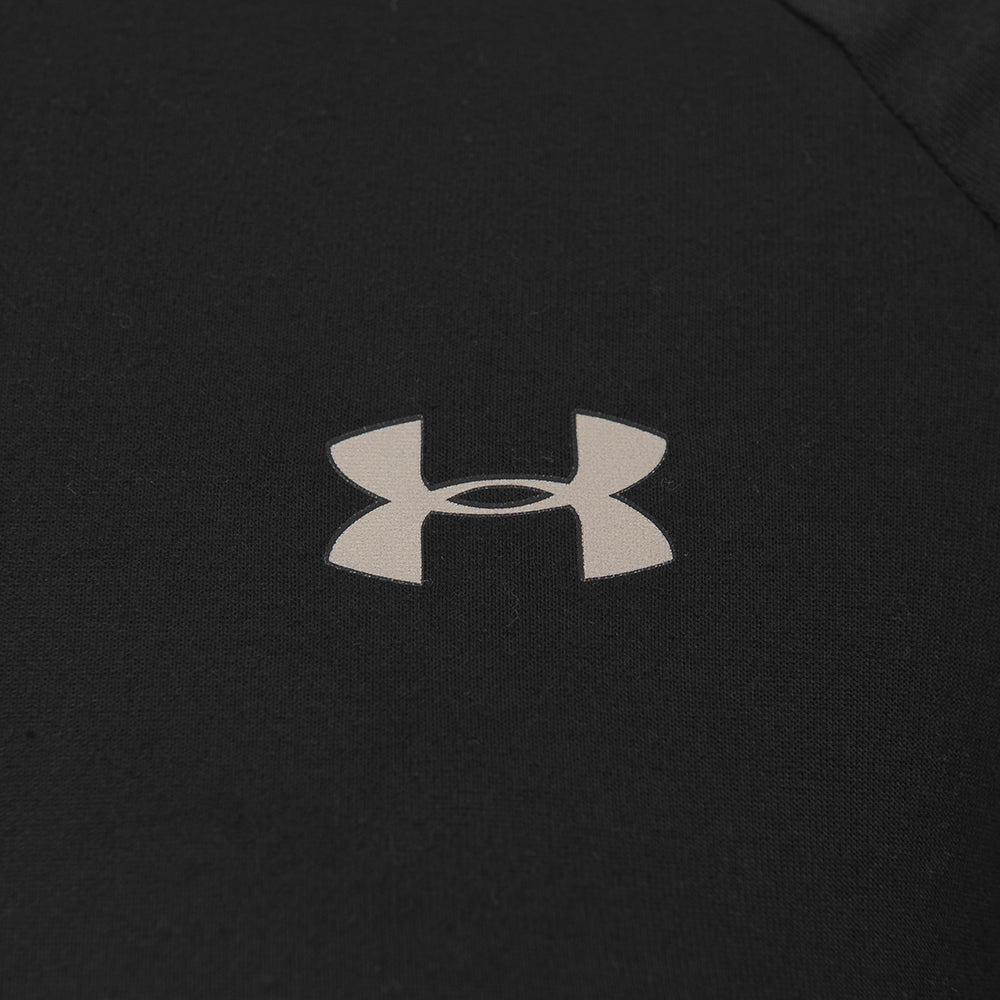 Under Armour Tech 1/2 Zip Long Sleeve Top In Black