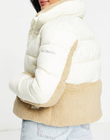 Columbia Leadbetter Point Sherpa Jacket In Cream