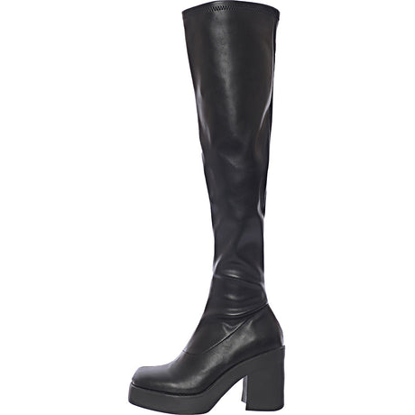 Steve Madden Upsurge 90S Over The Knee Heeled Boots In Black