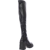 Steve Madden Upsurge 90S Over The Knee Heeled Boots In Black