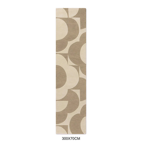 Orla Kiely Prism Flower Mushroom - Ecru 158009 Runner Rug