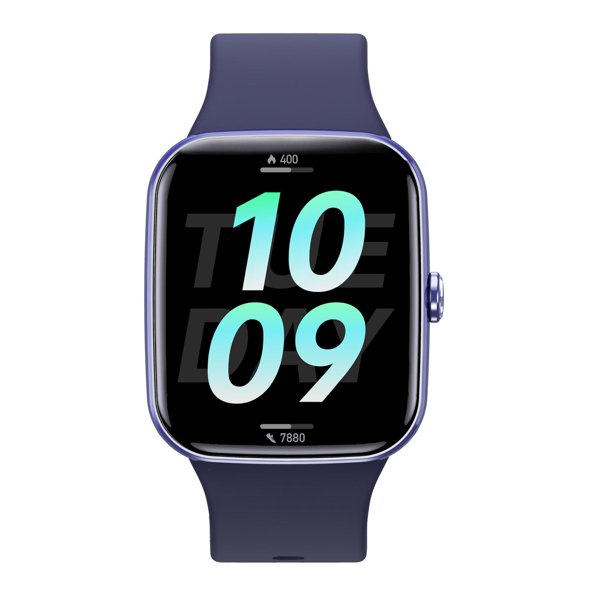 Bluetooth Smart Watch 1.96" TFT Touch Screen Temperature Heart Rate Blood Pressure BT 5.0 - Blue