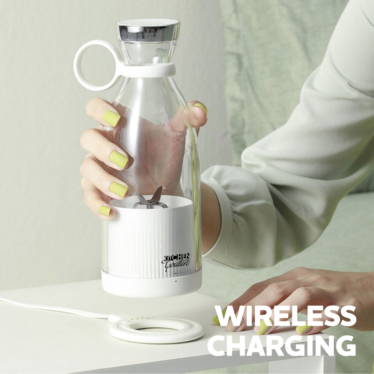 Kitchen Couture Fusion Portable Blender - White