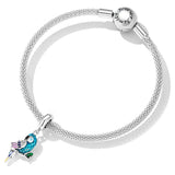 Solid 925 Sterling Silver Rio's Blu Spix Macau Charm