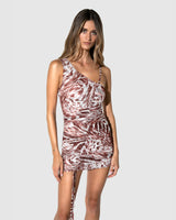 BY.DYLN Kaia Dress - Choc Print