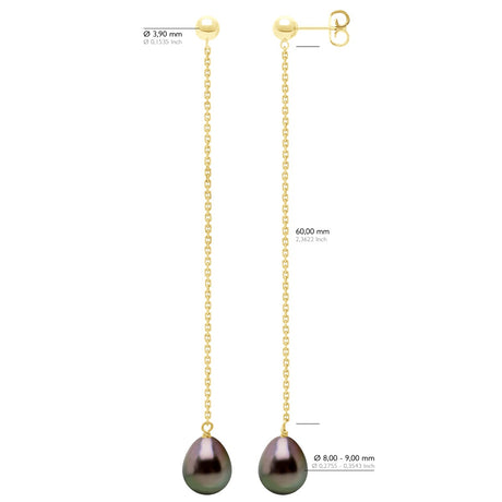 Hanging Earrings - Longueur 42 cm