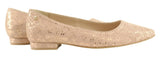 Bosccolo Womens Ballerina - Silver Plated Pale Pink