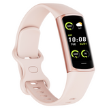TODO Fitness Tracker Smart Watch BT 5.0 Body Thermometer Temperature BPM Monitor - Pink