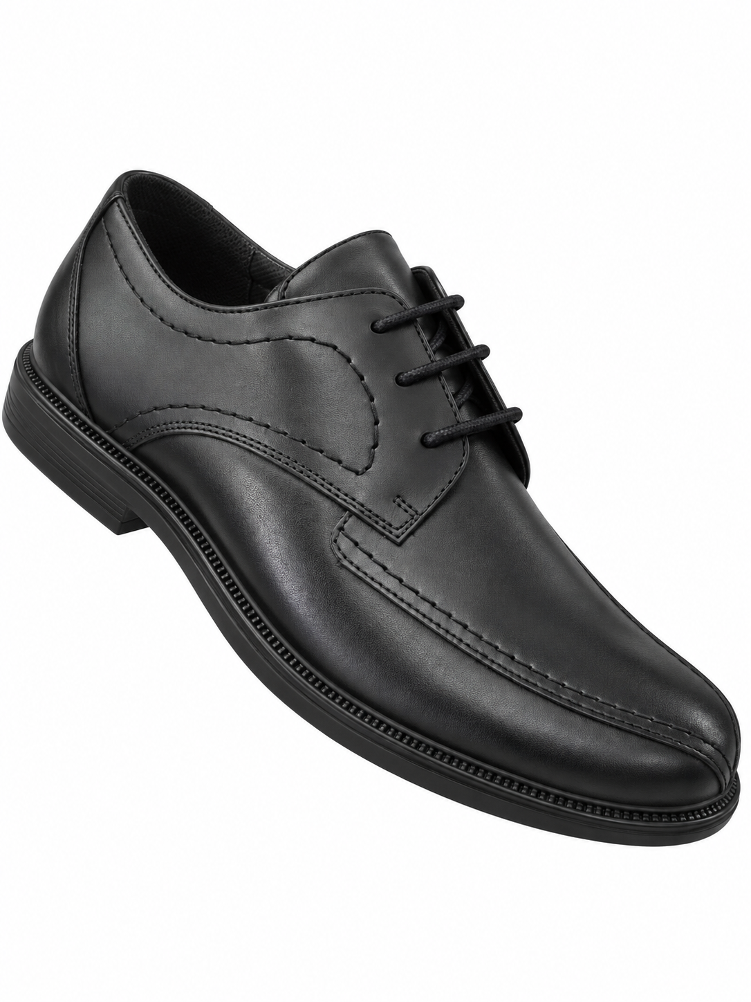 Kangol Men's Glinton Leather Lace Up Shoes Black