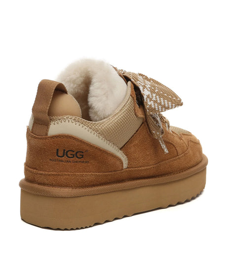 Parkyr Platform Sneakers in Chestnut