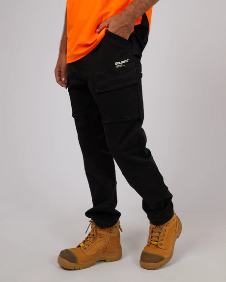 St Goliath Apw Non Cuffed Pant - Washed Black