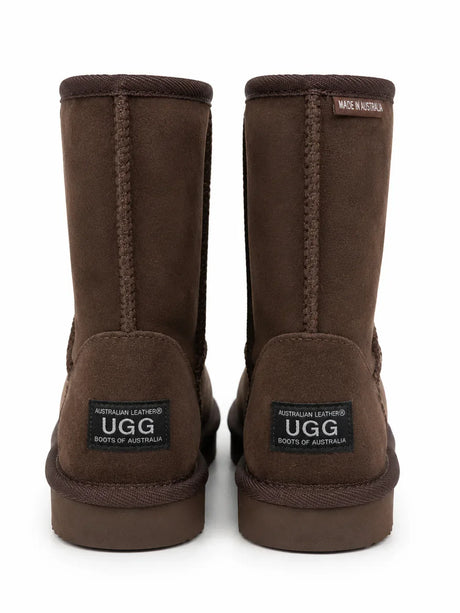 Australian Leather Ugg Classic Short - Chocolate - AU5