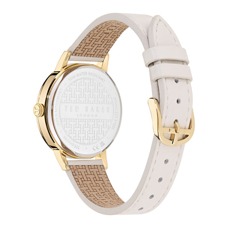 Ted Baker Womens Phylipa Classic Gold Cream Leather