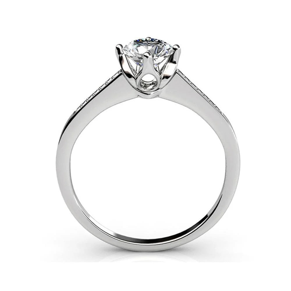 Krystal Couture Covenant Ring Embellished with Swarovski Crystals
