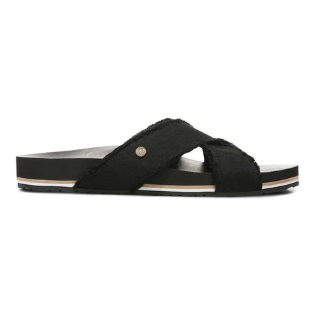 Vionic Panama Beach Slide - Black Canvas