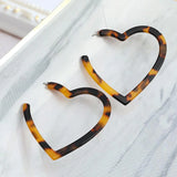 Obsession Classic Leopard Print Statement Earrings