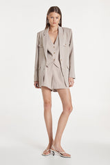 Madison The Label Carter Blazer - Taupe