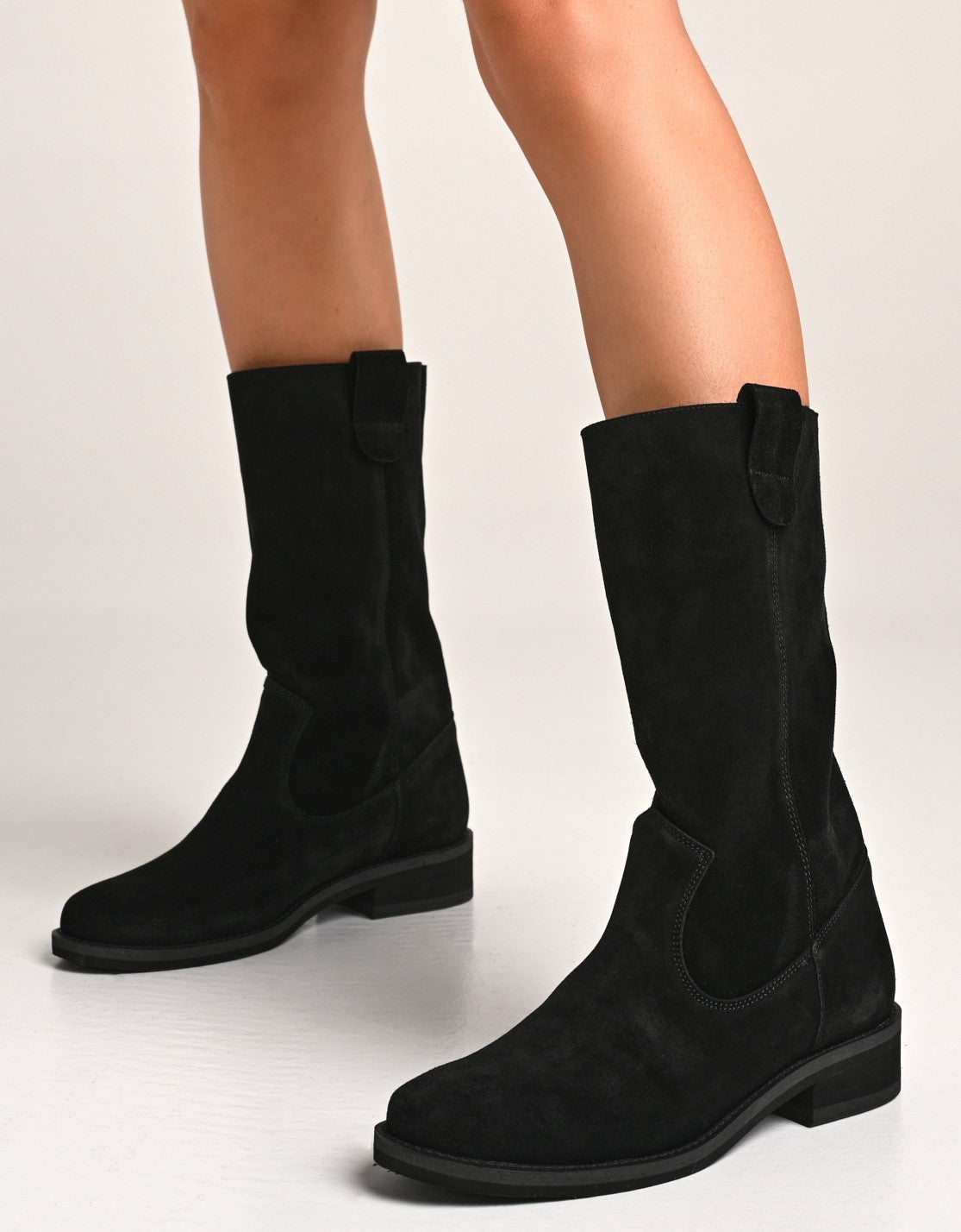 Bosccolo Womens Boots - Black Nubuck