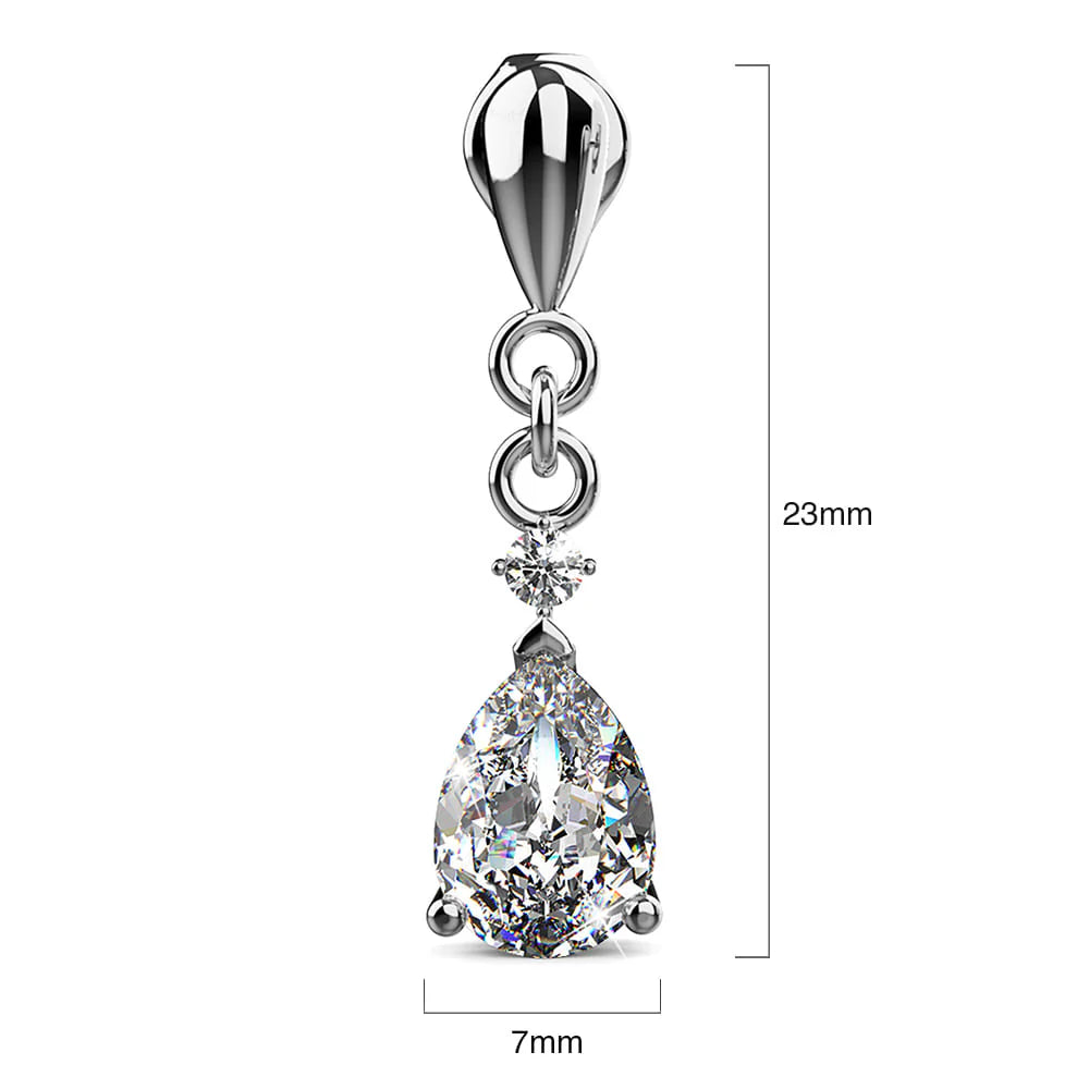 Krystal Couture Anastacia Drop Earrings Embellished with SWAROVSKI Crystals