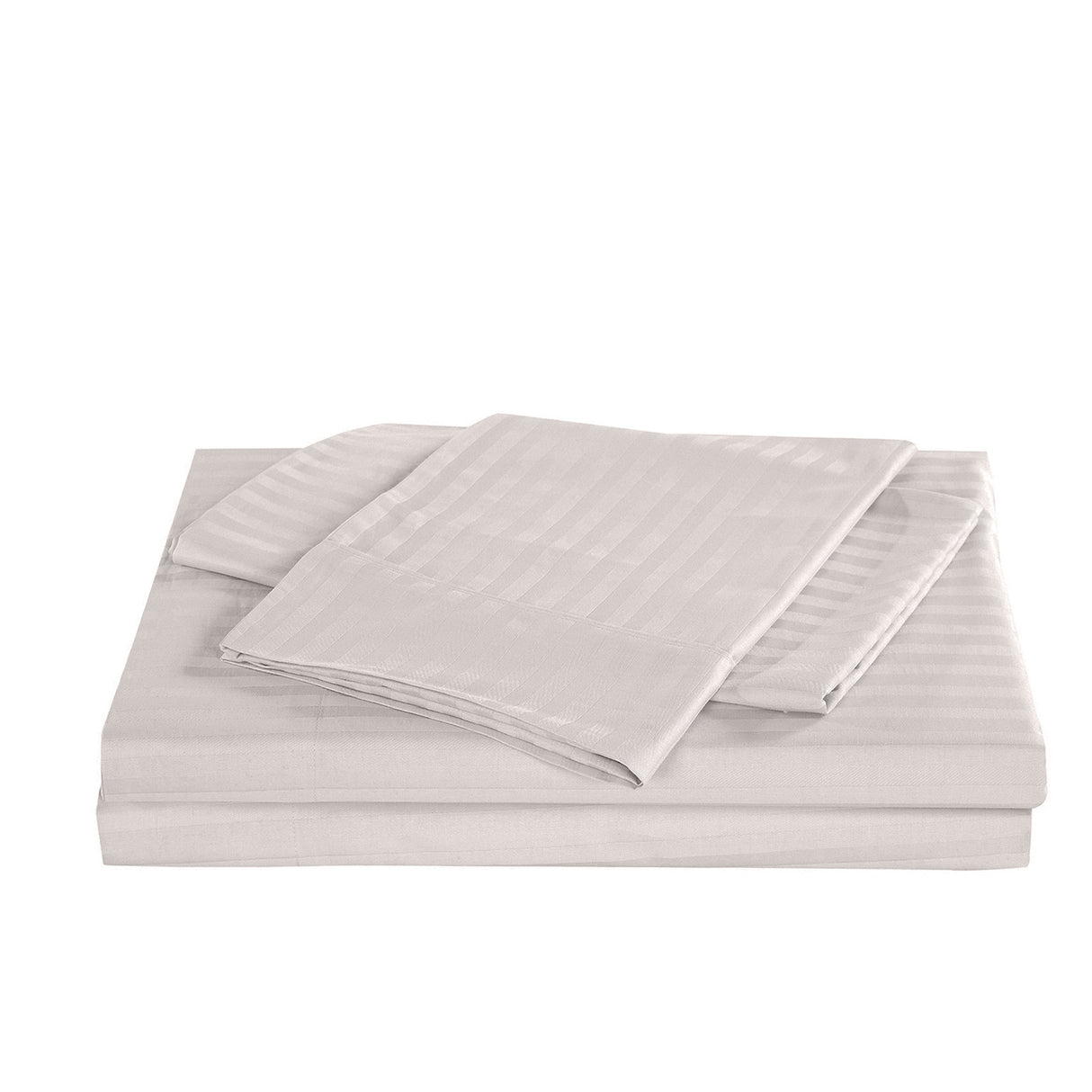 Royal Comfort Kensington 1200TC 100% Cotton Stripe Sheet Set - King - Grey