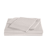 Royal Comfort Kensington 1200TC 100% Cotton Stripe Sheet Set - King - Grey