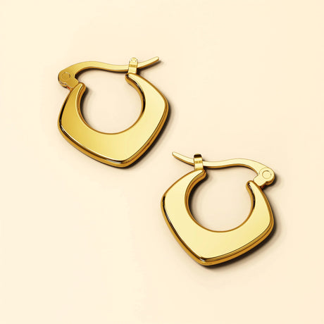 Bullion Gold Sylvia Gold Hoop Earrings