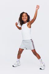 Cotton On Kids Girls Fitted Essential Tank - White Rib