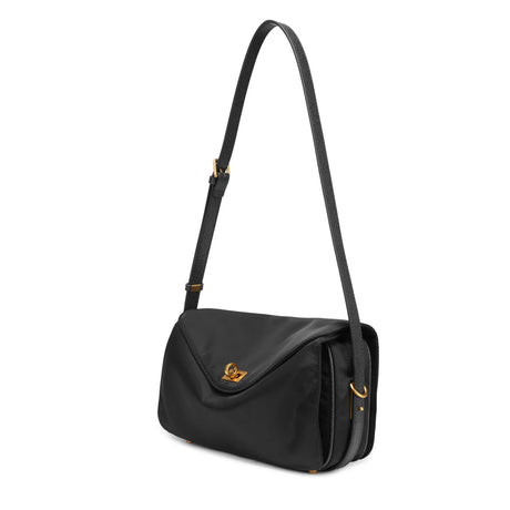 BAMEI Water-Resistant Ballistic Nylon Crossbody Bag - Black