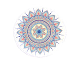TODO Luxury Thick Microfiber Round Beach Towel Throw Rug Ttowel Tribal Flower