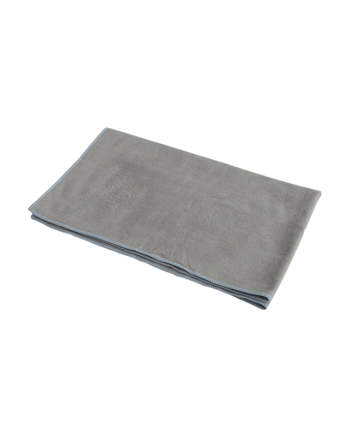 Yoga Pilates Hand Towel Mat Workout Absorbing Microfiber 67Cm Grey
