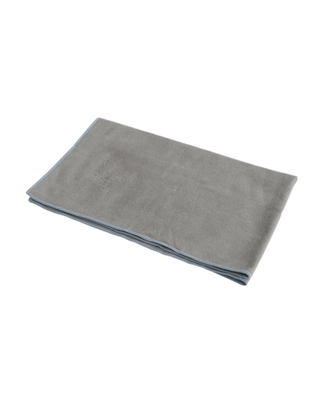 Yoga Pilates Hand Towel Mat Workout Absorbing Microfiber 67Cm Grey