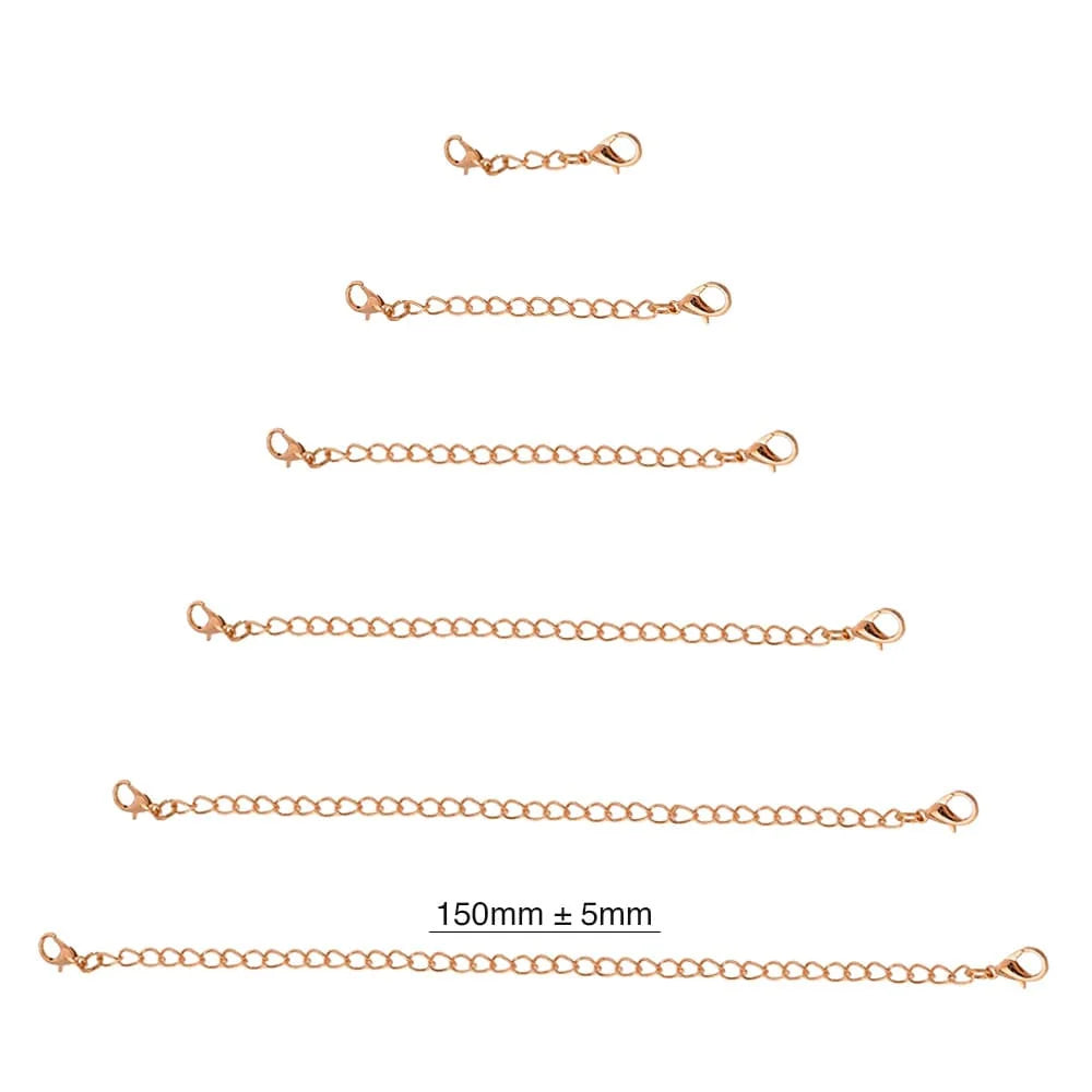 Obsession Necklace Extender Encased in 18k Rose Gold