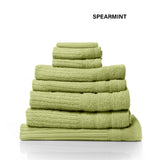 Royal Comfort Eden Egyptian Cotton 600 GSM 8 Piece Towel Pack Spearmint