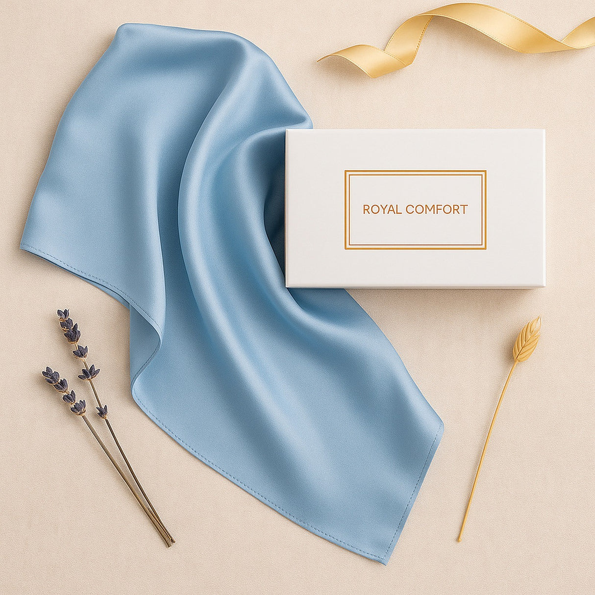 Pure Silk Pillowcase - Single Pack - Soft Blue