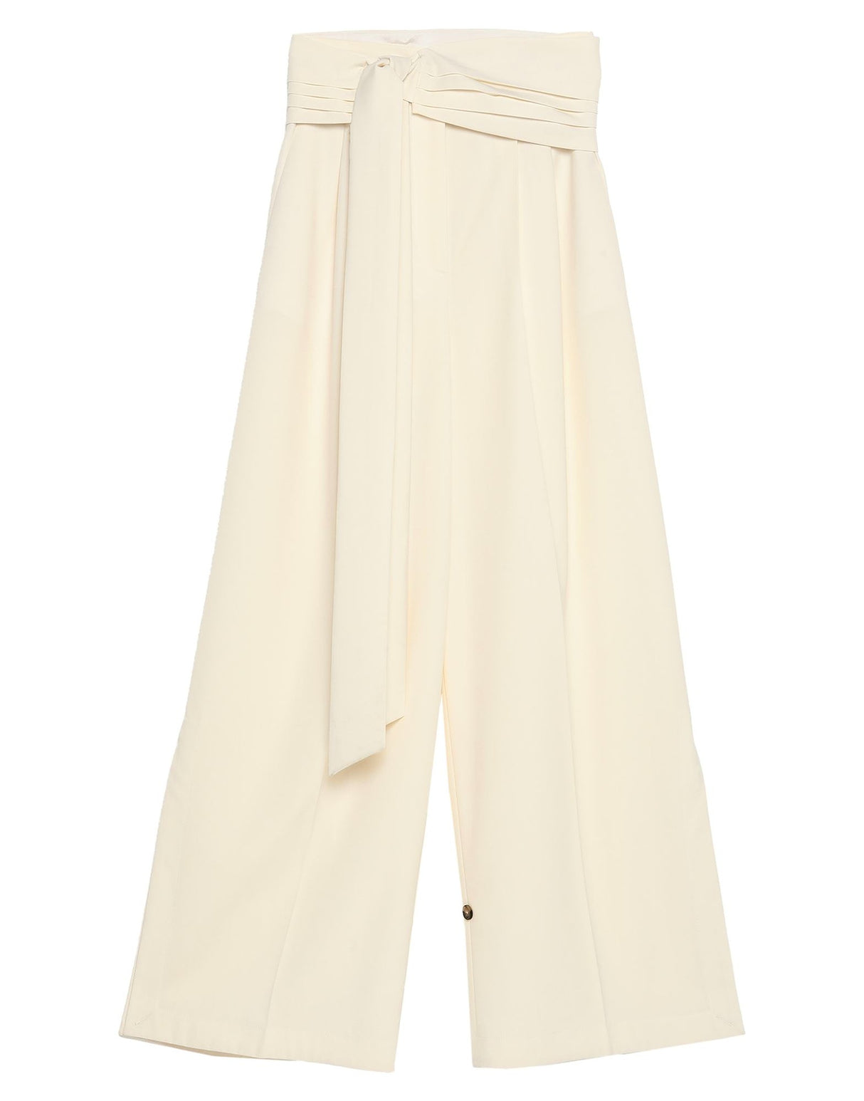 Msgm Womens Pants - Ivory