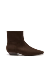 Therapy Xanthe Chocolate Faux Suede