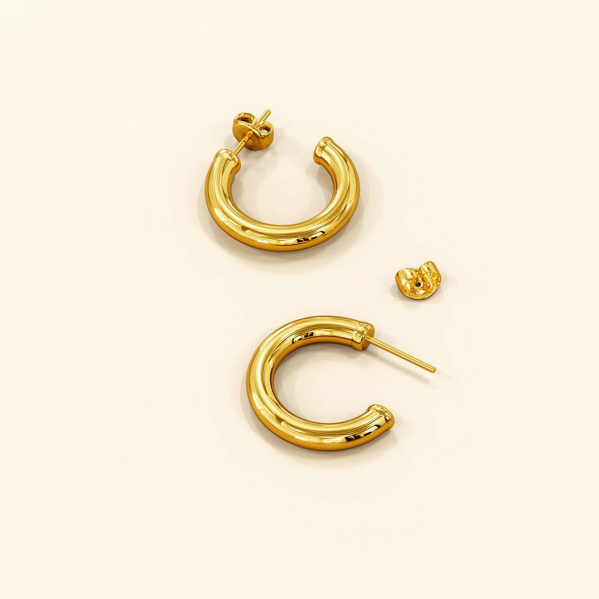 Bullion Gold Erica Gold Hoop Earrings