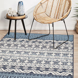 Seaside 3333 White Blue Rug