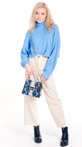 Bosccolo Handbag - Navy Blue