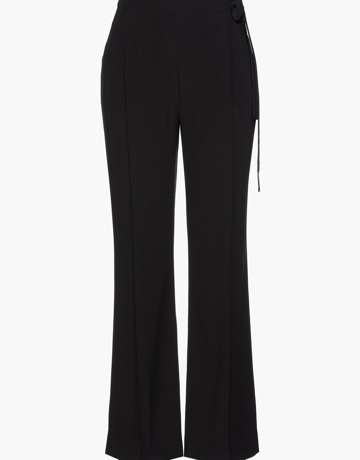 Prada Womens Wide Leg Pants - Black